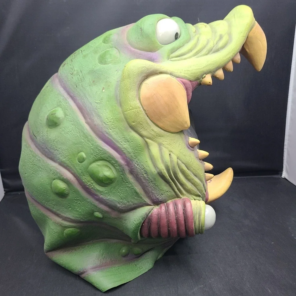 Slug Monster Adult Full Head Mask Easter Unlimited Cosplay Halloween Vintage VTG